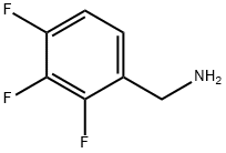 2,3,4-TRIFLUOROBENZYLAMINE Structure