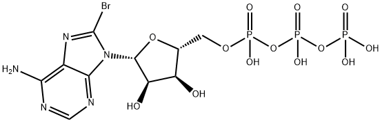 8-bromoadenosine 5'-triphosphate Structure