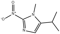 5-Isopropyl-1-methyl-2-nitro-1H-imidazole Structure