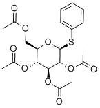 PHENYL 2,3,4,6-TETRA-O-ACETYL-1-THIO-BETA-D-GLUCOPYRANOSIDE Structure