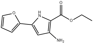 Ethyl 3-amino-5-(furan-2-yl)-1H-pyrrole-2-carboxylate Structure