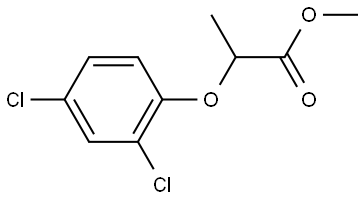 methyl (±)-2-(2,4-dichlorophenoxy)propionate  Structure