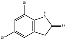 5,7-DIBROMO-1,3-DIHYDRO-INDOL-2-ONE Structure