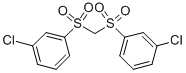 BIS(3-CHLOROPHENYLSULPHONYL)METHANE Structure