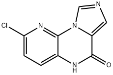 2-CHLOROIMIDAZO[1,5-A]PYRIDO[3,2-E]PYRAZIN-6-OL Structure