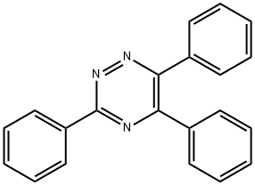 3,5,6-Triphenyl-1,2,4-triazine Structure