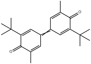 3,3'-DIMETHYL-5,5'-DITERT-BUTYL-DIPHENOQUINONE Structure