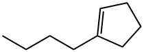 1-BUTYLCYCLOPENTENE Structure