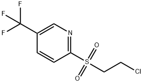 2-[(2-CHLOROETHYL)SULFONYL]-5-(TRIFLUOROMETHYL)PYRIDINE Structure