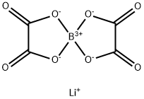 Lithium bis(oxalate)borate Structure