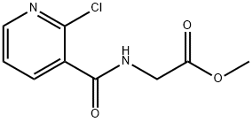 METHYL 2-[[(2-CHLORO-3-PYRIDYL)CARBONYL]AMINO]ACETATE Structure