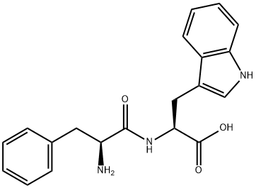 H-PHE-TRP-OH Structure