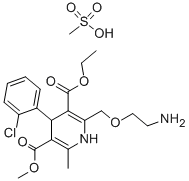 Amlodipine mesylate Structure