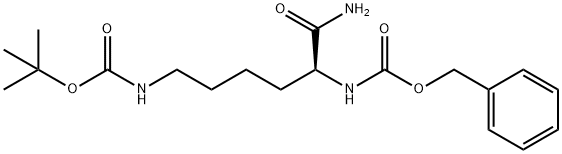 Z-LYS(BOC)-NH2 Structure