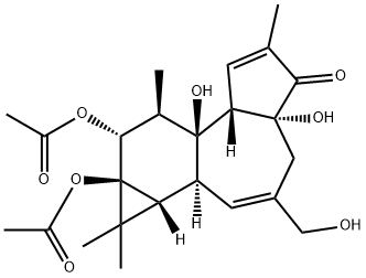 PHORBOL 12,13-DIACETATE Structure