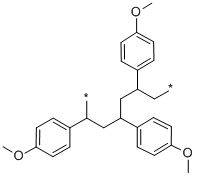 POLY (4-METHOXY STYRENE) Structure