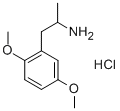 1-(2,5-DIMETHOXYPHENYL)-2-AMINOPROPANEHYDROCHLORIDE Structure