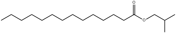 MYRISTIC ACID ISOBUTYL ESTER Structure