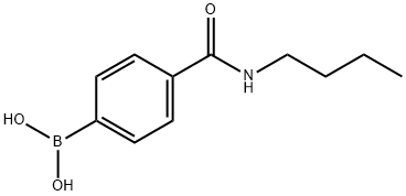 4-(BUTYLAMINOCARBONYL)PHENYLBORONIC ACID Structure