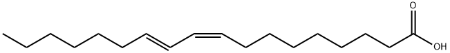 9(Z),11(E)-OCTADECADIENOIC ACID Structure