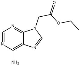 ETHYL ADENINE-9-ACETATE Structure