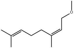 (Z)-1-methoxy-3,7-dimethylocta-2,6-diene  Structure