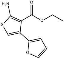 ETHYL 2-AMINO-4-(2-FURYL)THIOPHENE-3-CARBOXYLATE Structure