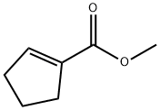 METHYL 1-CYCLOPENTENE-1-CARBOXYLATE Structure