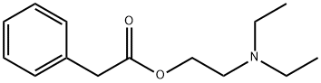 ACETIC ACID, PHENYL-, 2-(DIETHYLAMINO)ETHYL ESTER Structure