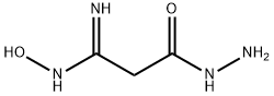 3-HYDRAZINO-N'-HYDROXY-3-OXOPROPANIMIDAMIDE Structure