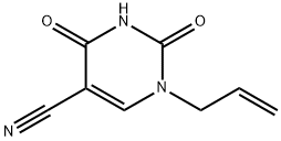 1-ALLYL-2,4-DIOXO-1,2,3,4-TETRAHYDRO-5-PYRIMIDINECARBONITRILE Structure