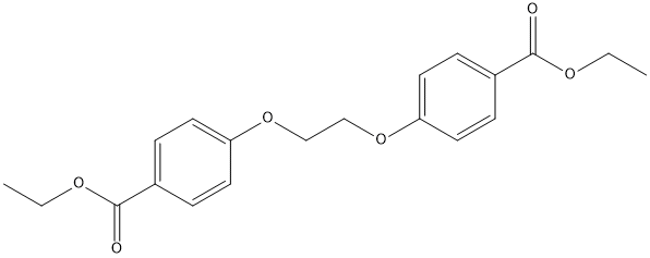 ETHYLENE GLYCOL BIS[4-(ETHOXYCARBONYL)PHENYL] ETHER Structure