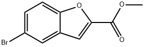 5-BROMOBENZOFURAN-2-CARBOXYLIC ACID METHYL ESTER Structure