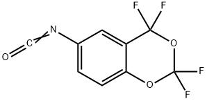 6-ISOCYANATO-2,2,4,4-TETRAFLUORO-1,3-BENZODIOXANE Structure