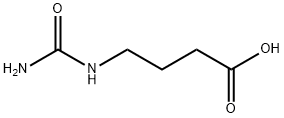 4-UREIDO-BUTYRIC ACID Structure