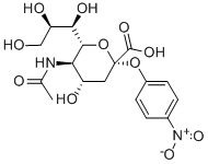 2-O-(P-NITROPHENYL)-ALPHA-D-N-ACETYLNEURAMINIC ACID Structure