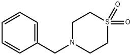 4-BENZYLTHIOMORPHOLINE 1,1-DIOXIDE Structure