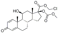 17-Methoxycarbonyl Loteprednol Structure