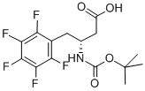 BOC-(R)-3-AMINO-4-(PENTAFLUORO-PHENYL)-BUTYRIC ACID Structure