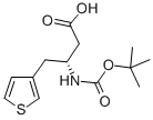 BOC-(R)-3-AMINO-4-(3-THIENYL)-BUTYRIC ACID Structure