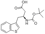 BOC-(S)-3-AMINO-4-(3-BENZOTHIENYL)-BUTYRIC ACID Structure