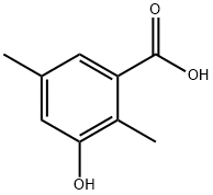 2,5-DIMETHYL-3-HYDROXY BENZOIC ACID Structure