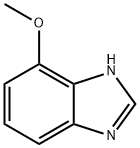 1H-BENZIMIDAZOLE, 4-METHOXY- Structure