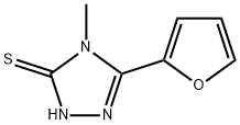 5-(2-FURYL)-4-METHYL-4H-1,2,4-TRIAZOLE-3-THIOL Structure