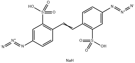 4,4'-DIAZIDOSTILBENE-2,2'-DISULFONIC ACID DISODIUM SALT Structure