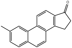 15,16-Dihydro-2-methyl-17H-cyclopenta(a)phenanthren-17-one Structure