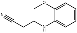 3-(2-METHOXY-PHENYLAMINO)-PROPIONITRILE Structure