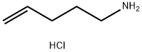 PENT-4-ENYLAMINE HYDROCHLORIDE Structure