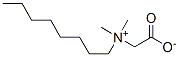 (carboxylatomethyl)di(methyl)octylammonium Structure