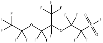 PERFLUORO(4-METHYL-3,6-DIOXAOCTANE)SULFONYL FLUORIDE Structure